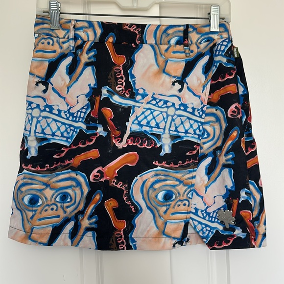 Heaven by Marc Jacobs E.T. Phone Home Abstract Print Skirt Size S - Picture 3 of 11